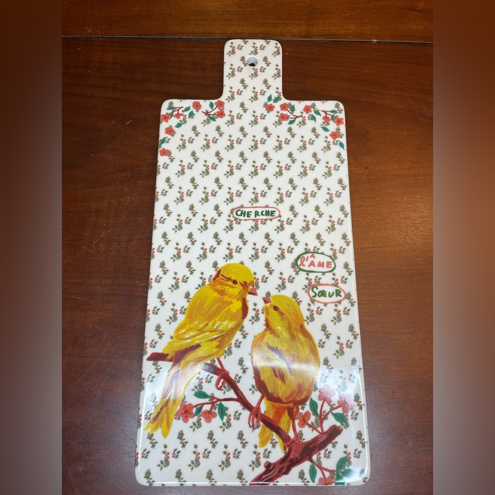 Nathalie Lete Anthropologie Love Birds Cheese Board